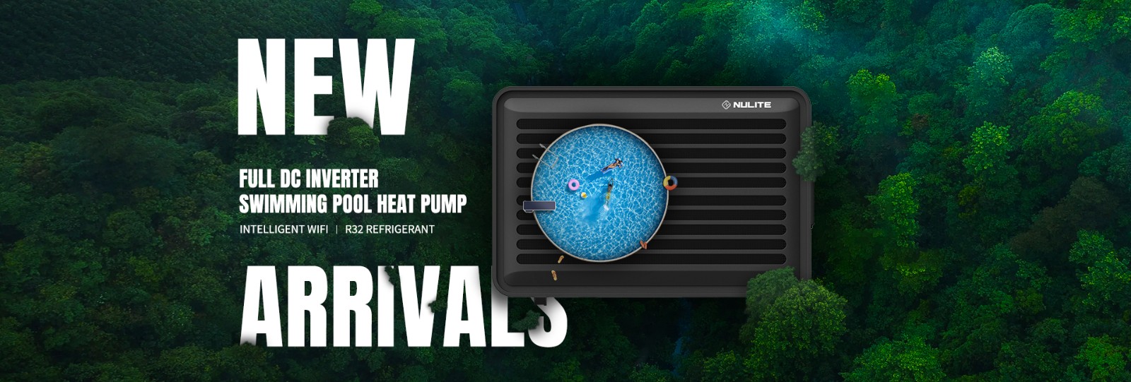 2025 New Design R32 Inverter Pool Heat Pump High Efficiency 6