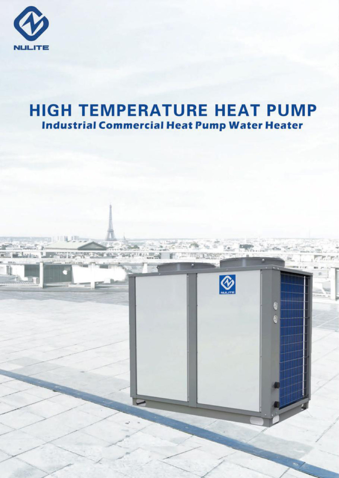 product-New design114KW high temperature 75C output hot water temperature heat pump-NULITE-img