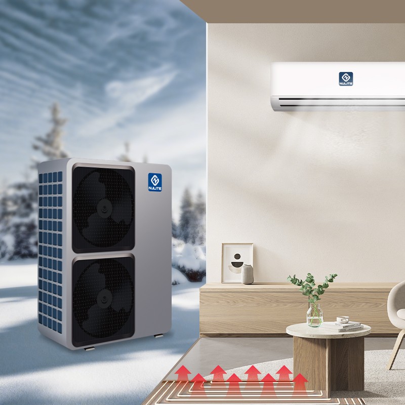product-High Efficency R290 EVI DC Iinverter air source heat pump for Heating Cooling Hot Water-NULI
