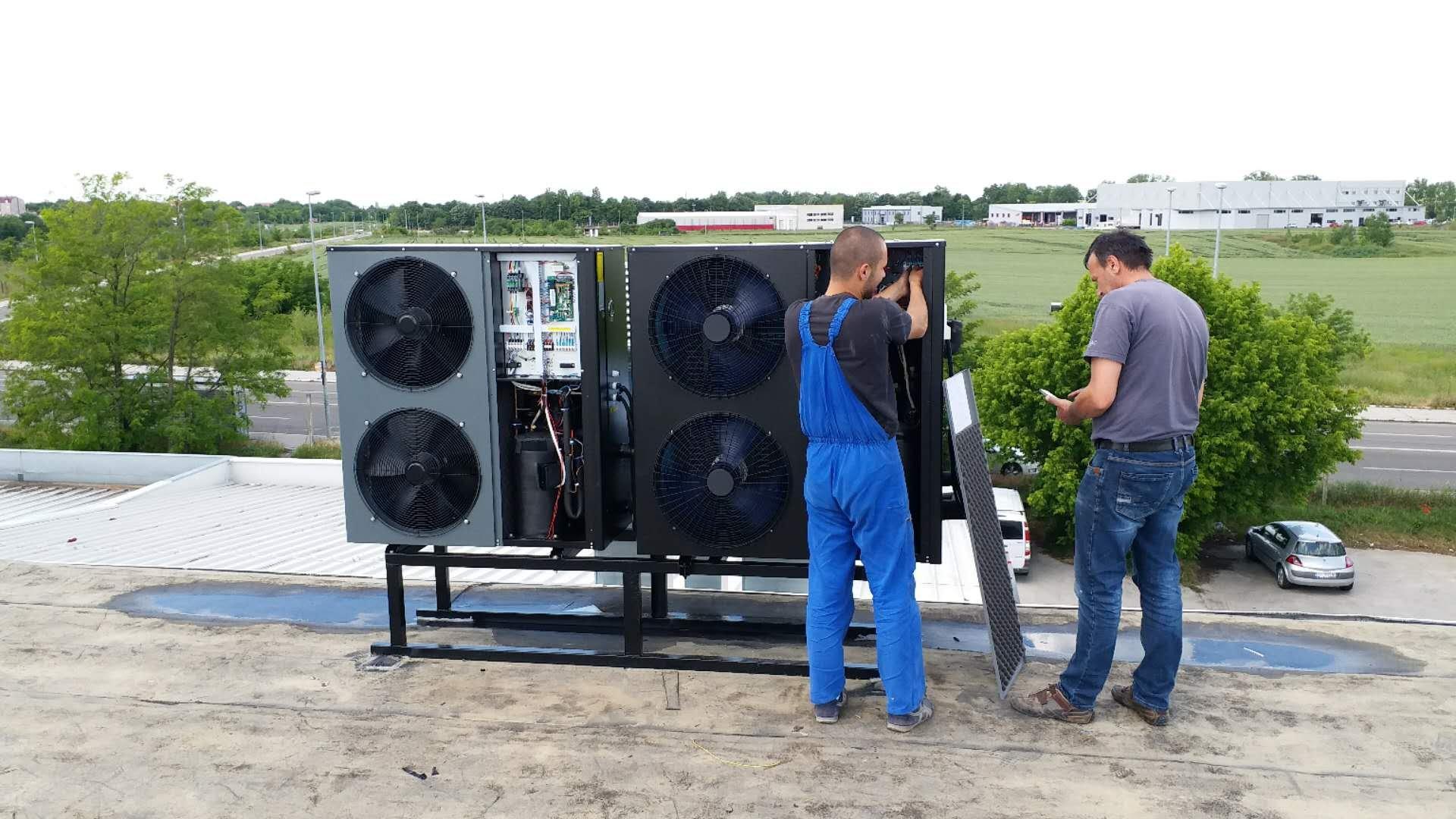 Minus 25C EVI Heat Pump installed in Serbia