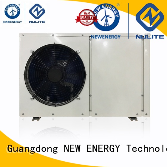 low noise electric heat pump hot water system internal rotor motor for pool NULITE