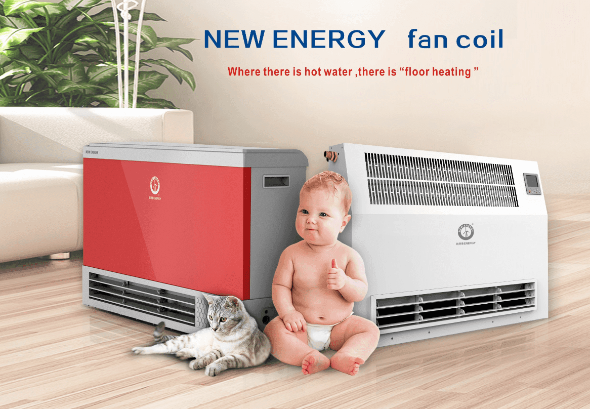 NULITE-42kw Heating Capacity New Energy Freestanding Fan Coil Unit Ners-fp51g