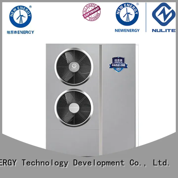 wall mounted monobloc air source heat pump fast installation for cold climate NULITE
