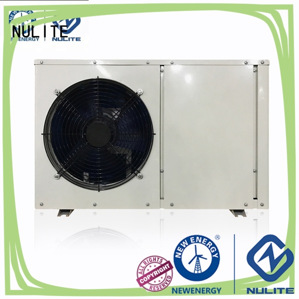 NULITE low noise domestic hot water heat pump cost-efficient for pool