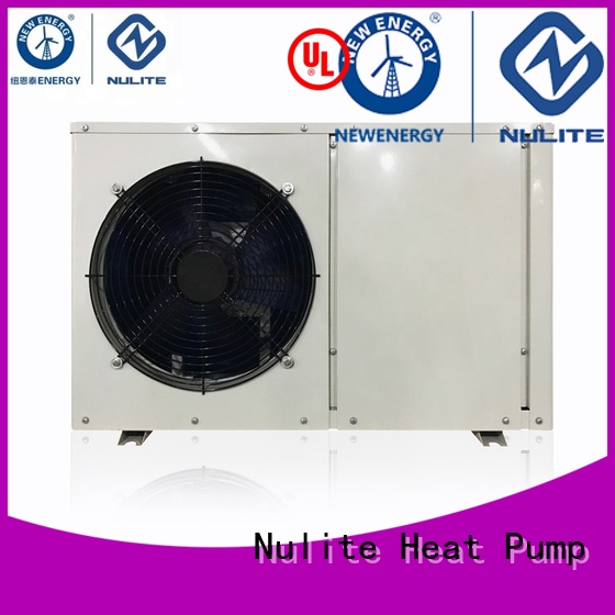 NULITE internal rotor motor water to air heat pump for family